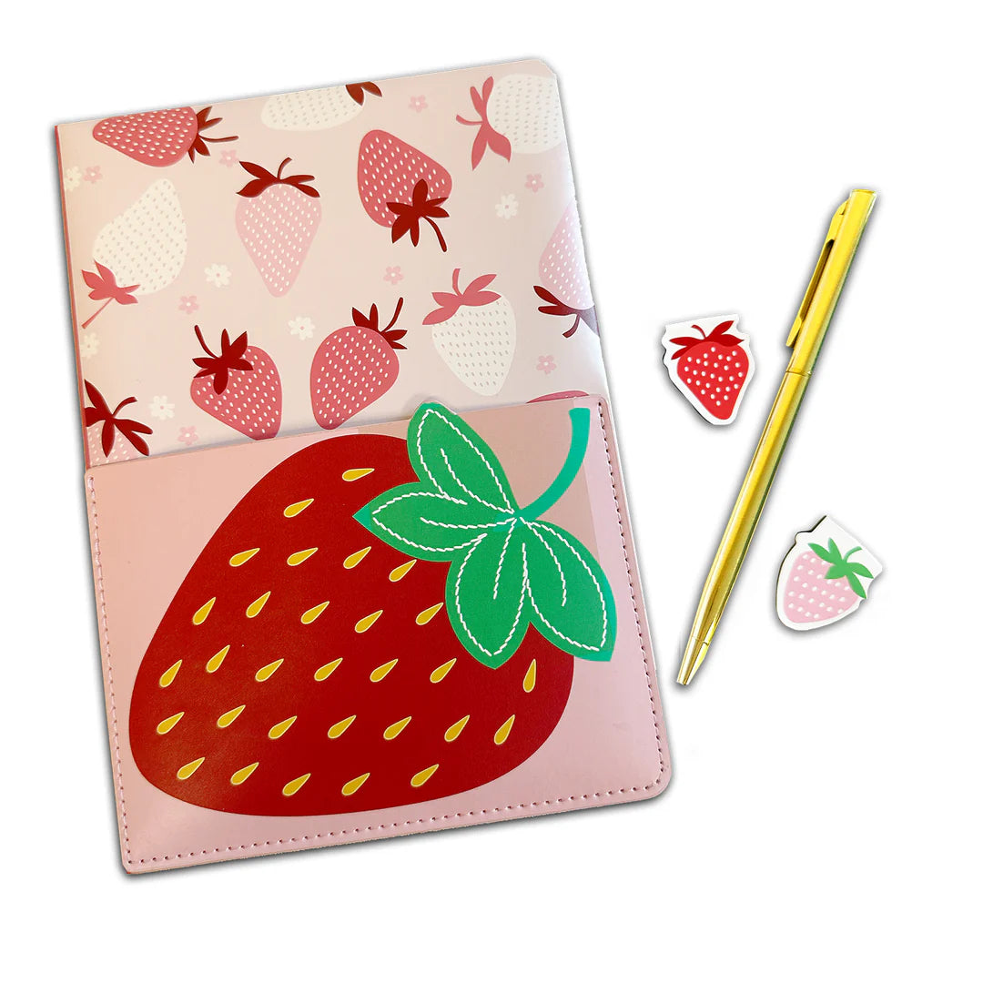 Strawberry Pocket Journal