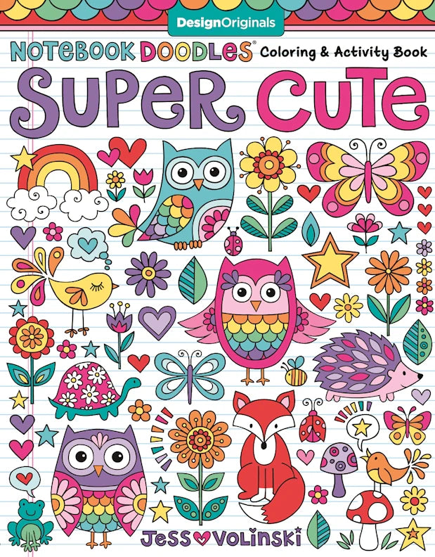 Notebook Doodles - Super Cute Coloring and Activity Book