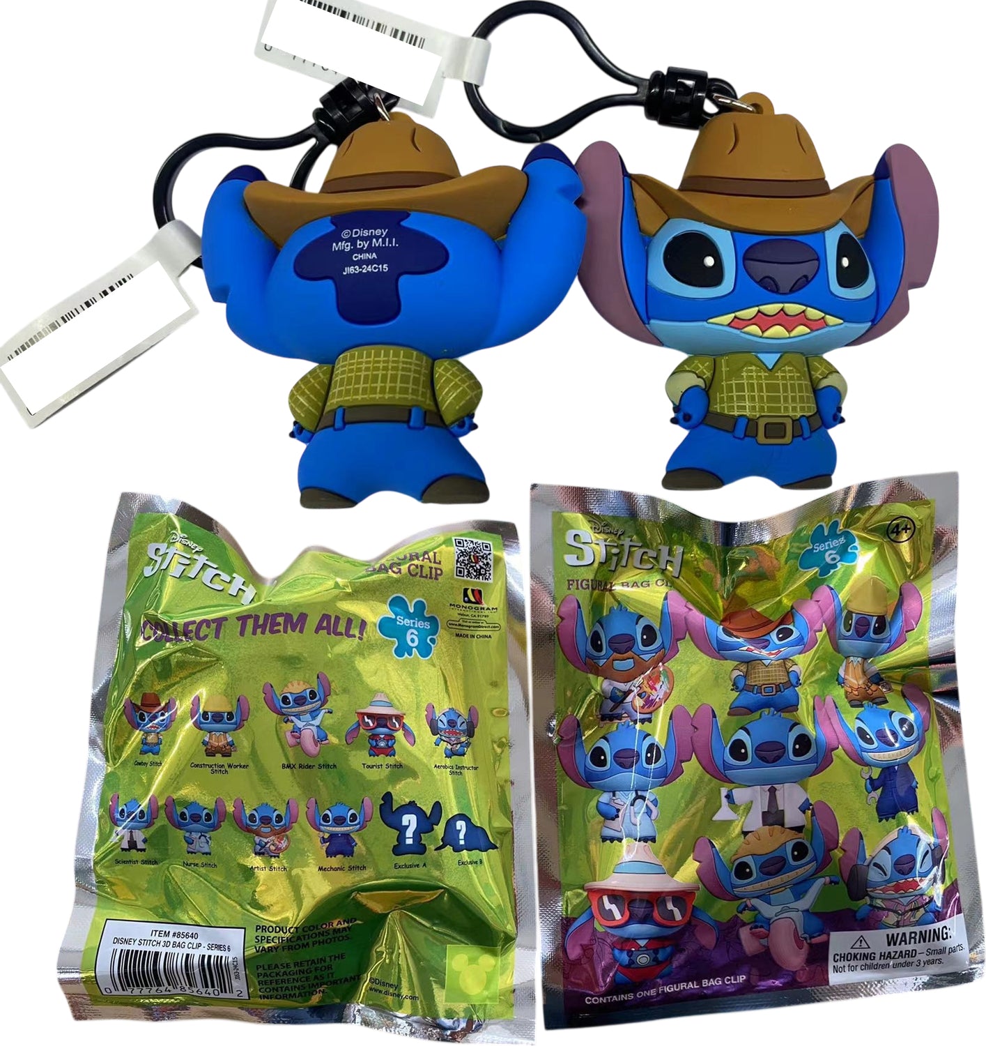 Disney Stitch Bagclip - Blind Bag