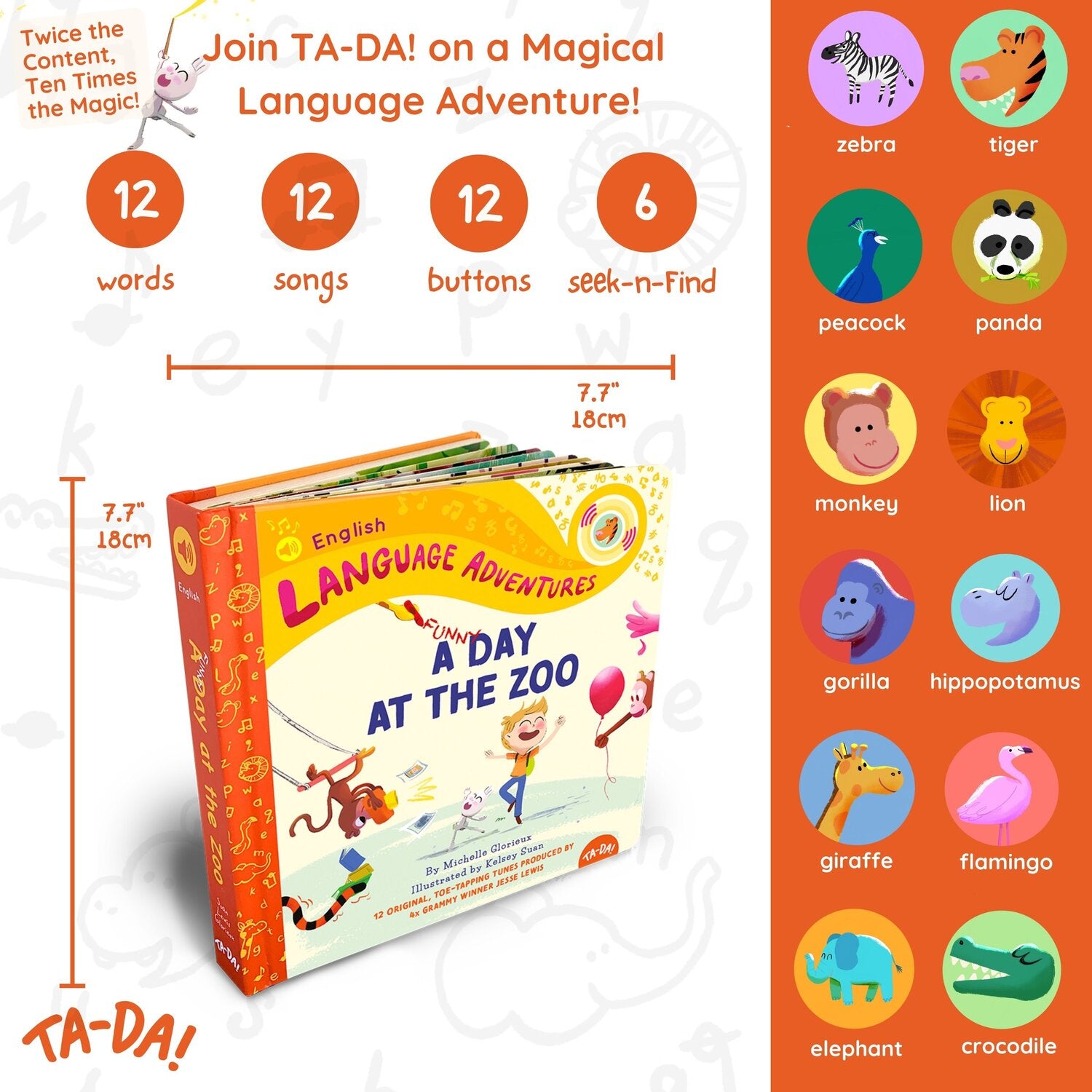 A Funny Day at the Zoo - Language Adventure Book (Spanish)