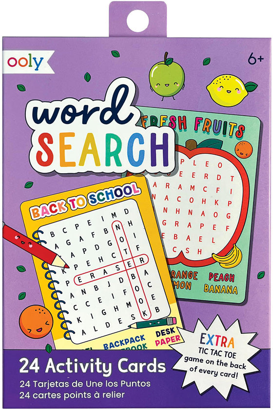 Word Search Activity Cards