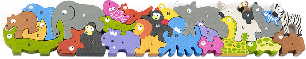 Jumbo Animal Parade A to Z Alphabet & Animal Puzzle