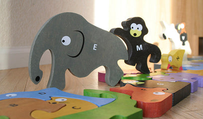 Jumbo Animal Parade A to Z Alphabet & Animal Puzzle