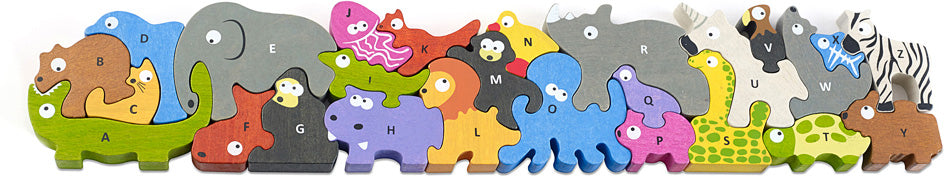 Jumbo Animal Parade A to Z Alphabet & Animal Puzzle