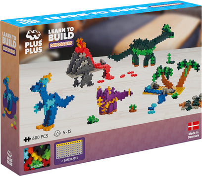 Plus-Plus Learn to Build Dinosaurs