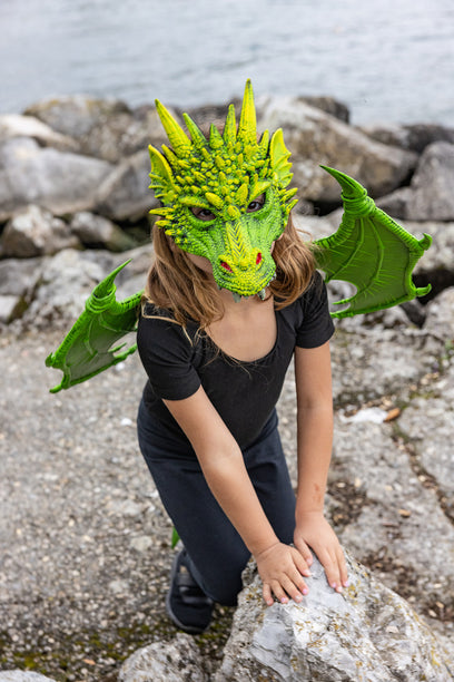 Dragon Mask Green