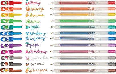 Yummy Yummy Scented Glitter Gel Pens - 12 pk