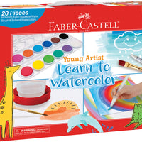 Young Artist Learn to Watercolor