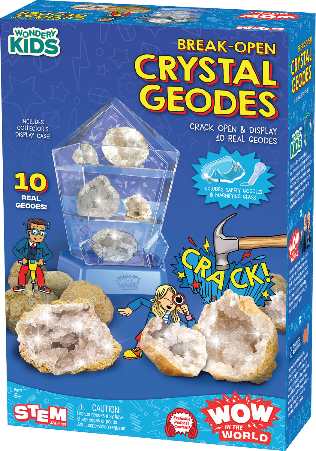 Wow in the World: Break-Open Crystal Geodes