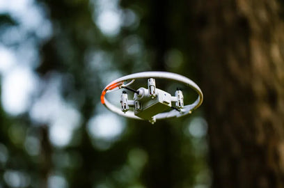 HaloSpin Rotating Light Ring Drone