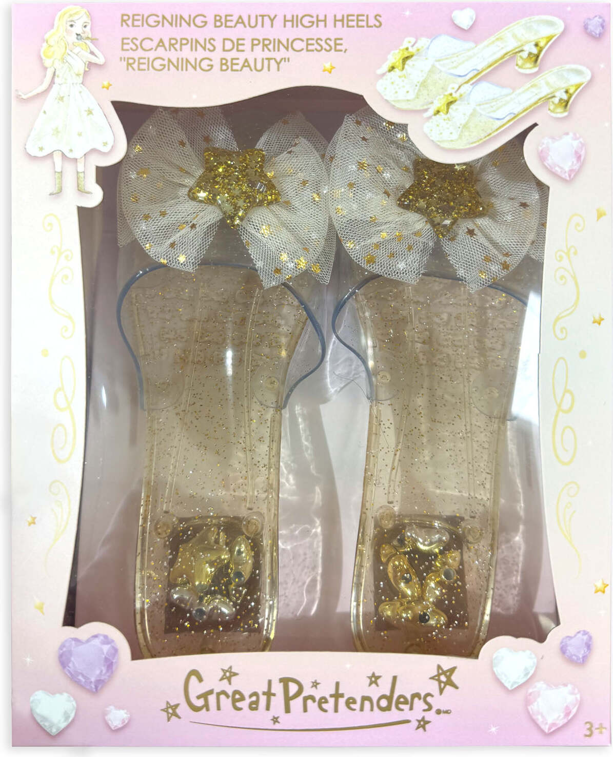 Reigning Beauty High Heels - Gold