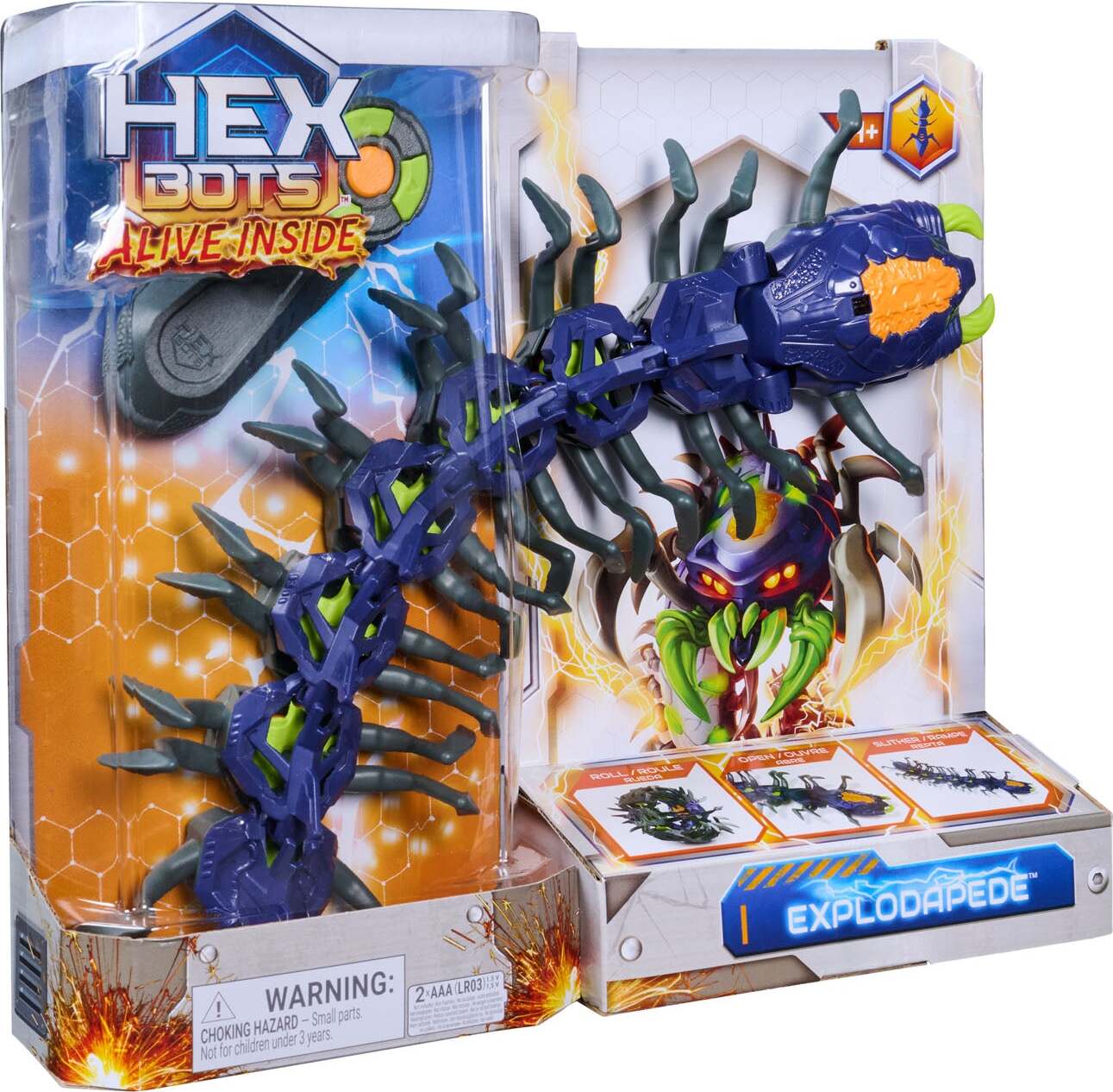 Hex Bots Alive Inside Explodapede RC