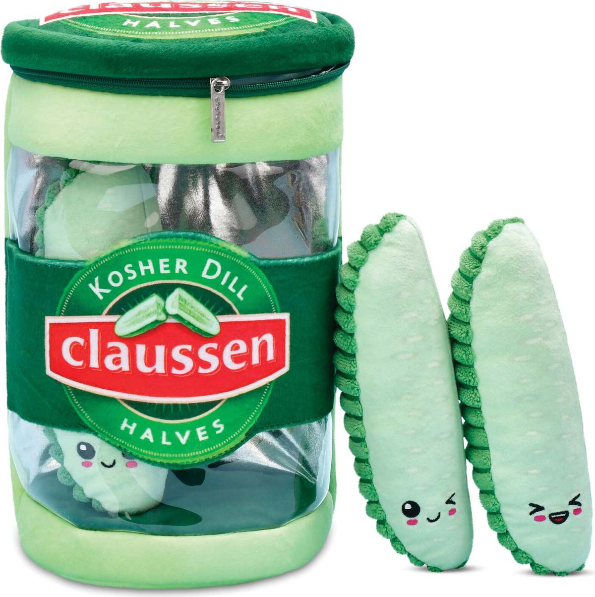 Claussen Kosher Dill Pickles Packaging Plush