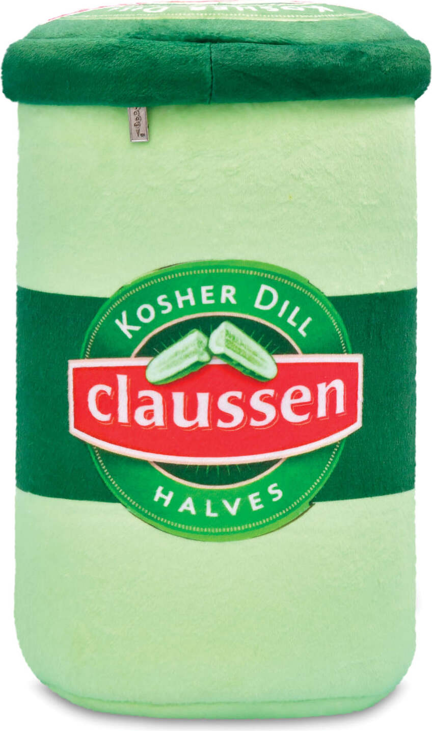 Claussen Kosher Dill Pickles Packaging Plush