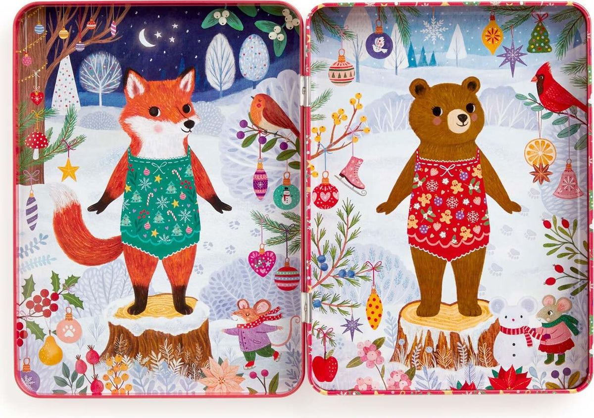 Mudpuppy Merry Woodland Magnetic Dress-Up Set