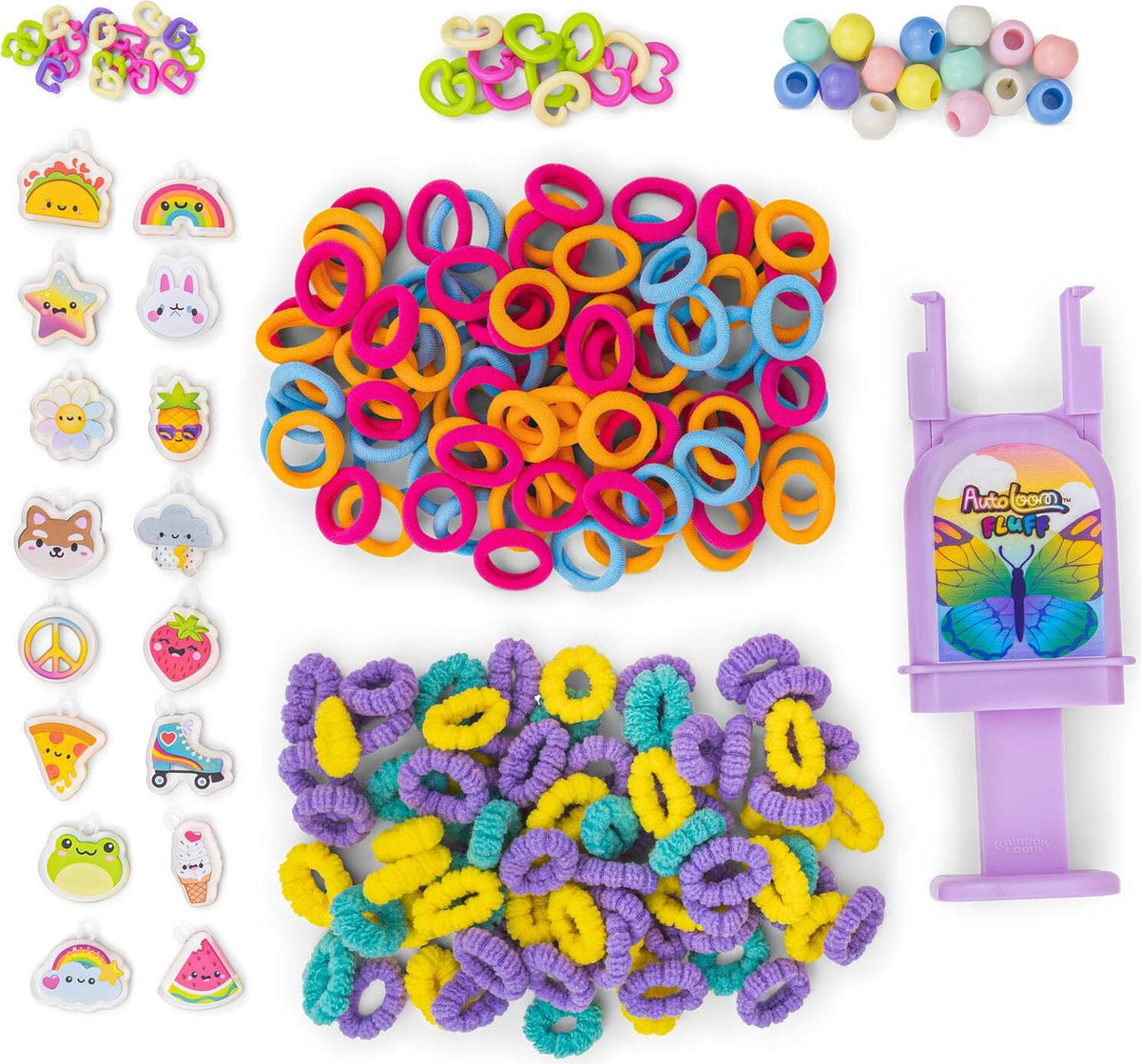 Rainbow Loom Fluff Band Bracelet Kit