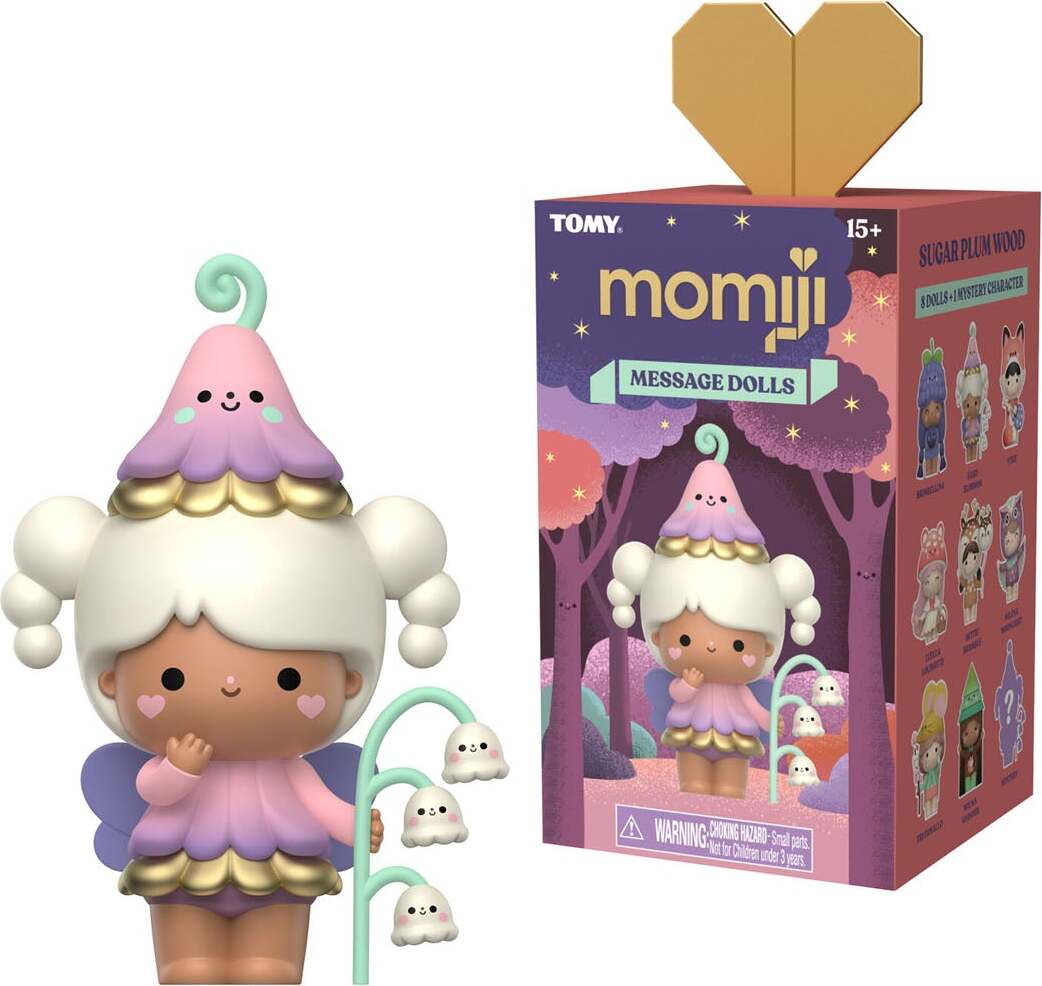 Momiji Sugar Plum Wood Blind Box Message Dolls