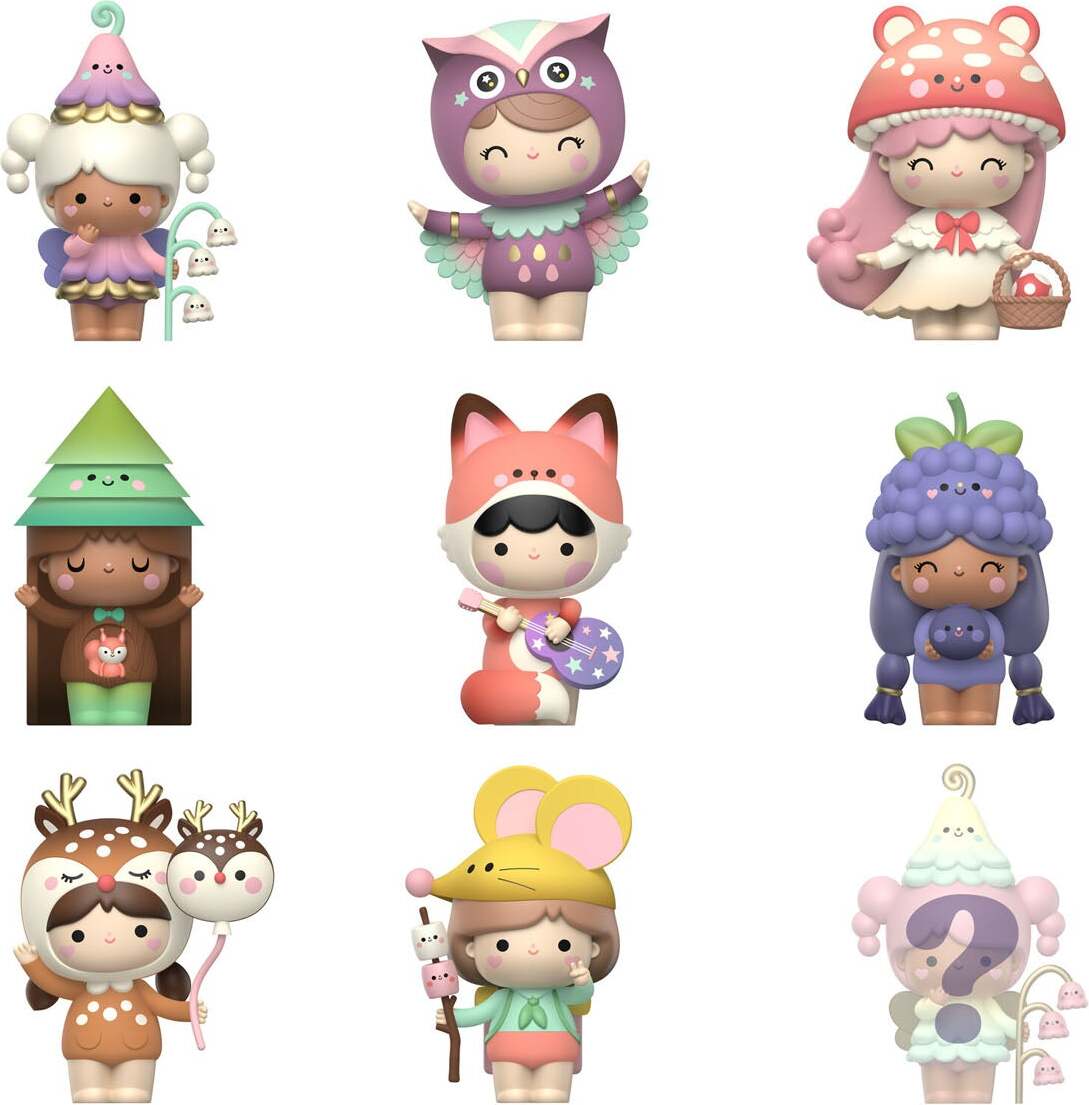 Momiji Sugar Plum Wood Blind Box Message Dolls