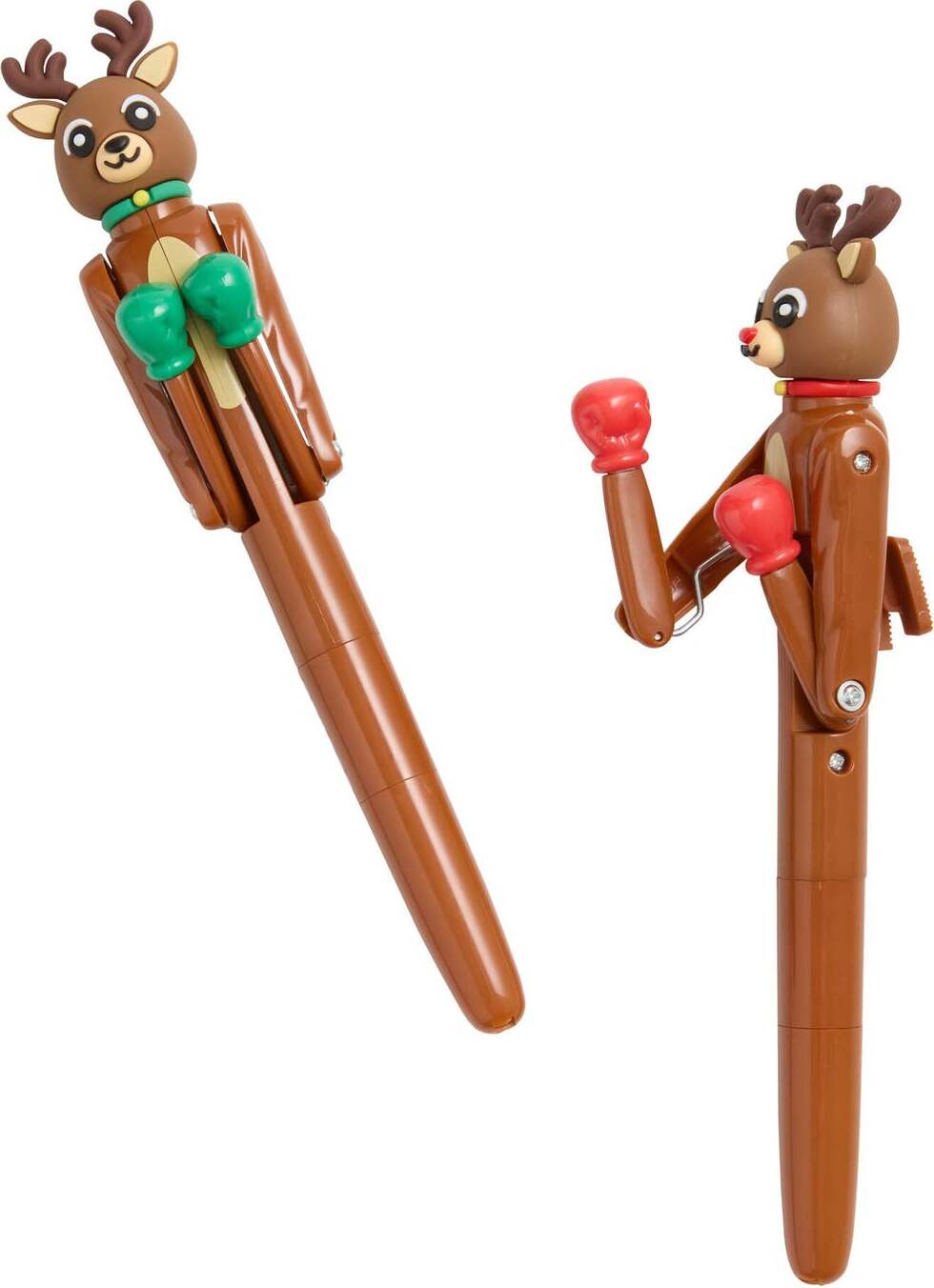 Boxing Reindeer Action Pens