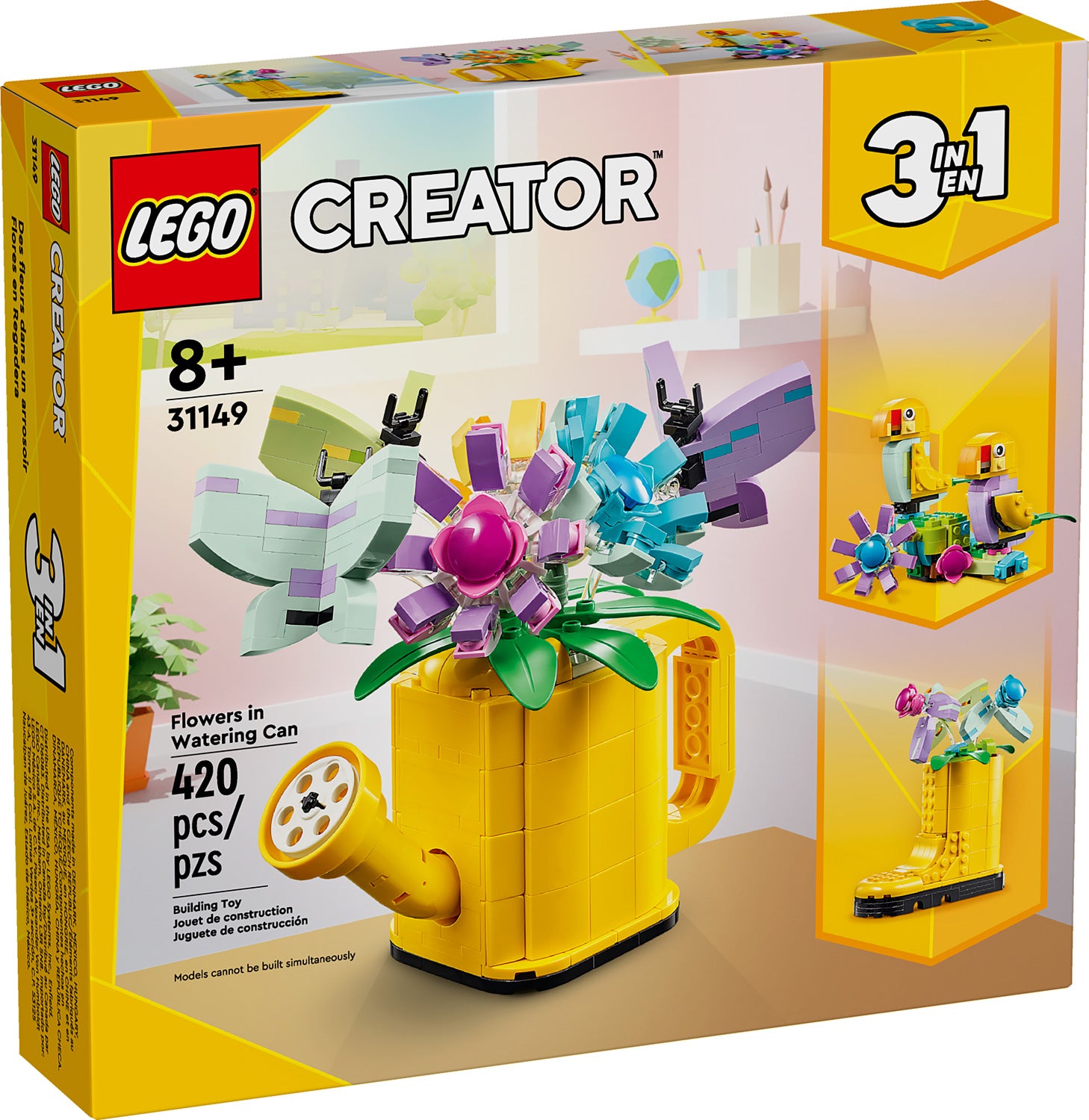 LEGO CREATOR 3-in-1 Flowers in Watering Can