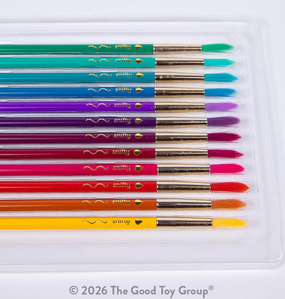 Color Brush Watercolor Pencil & Paintbrush in One Jewel Tones - Set of 12