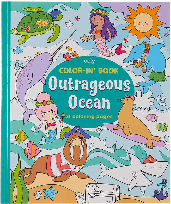 Color-In' Book - Outrageous Ocean