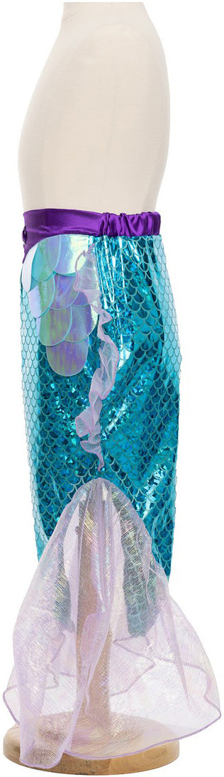 Great Pretenders Mermaid Glimmer Skirt with Tiara, Lilac/Blue, Size 5-6