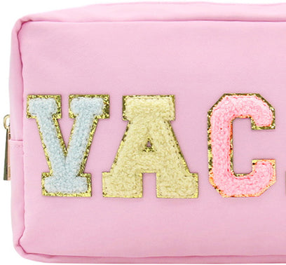 Vacay Varsity Zipper Pouch