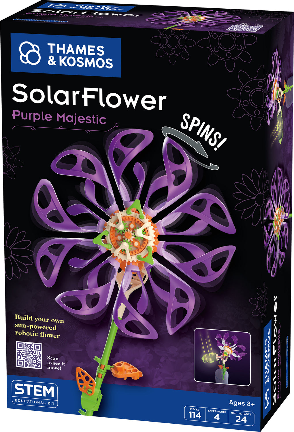 SolarFlower - Purple Majestic