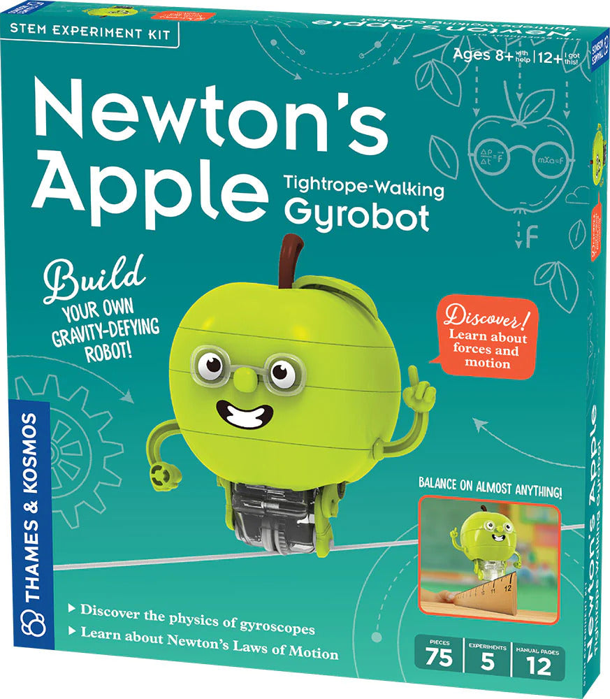 Newton's Apple: Tightrope-Walking Gyrobot