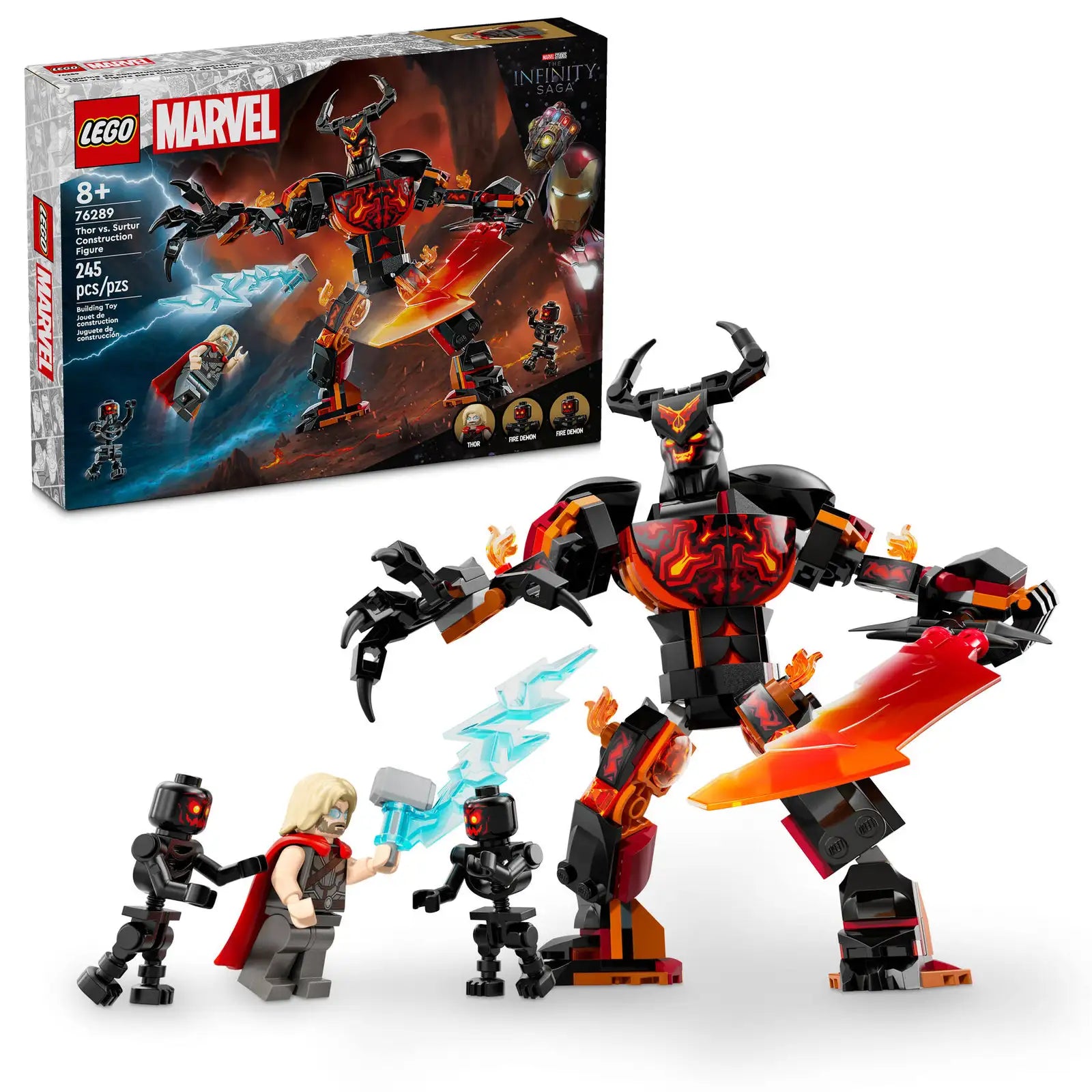 LEGO® Thor vs Sutur Construction Figure