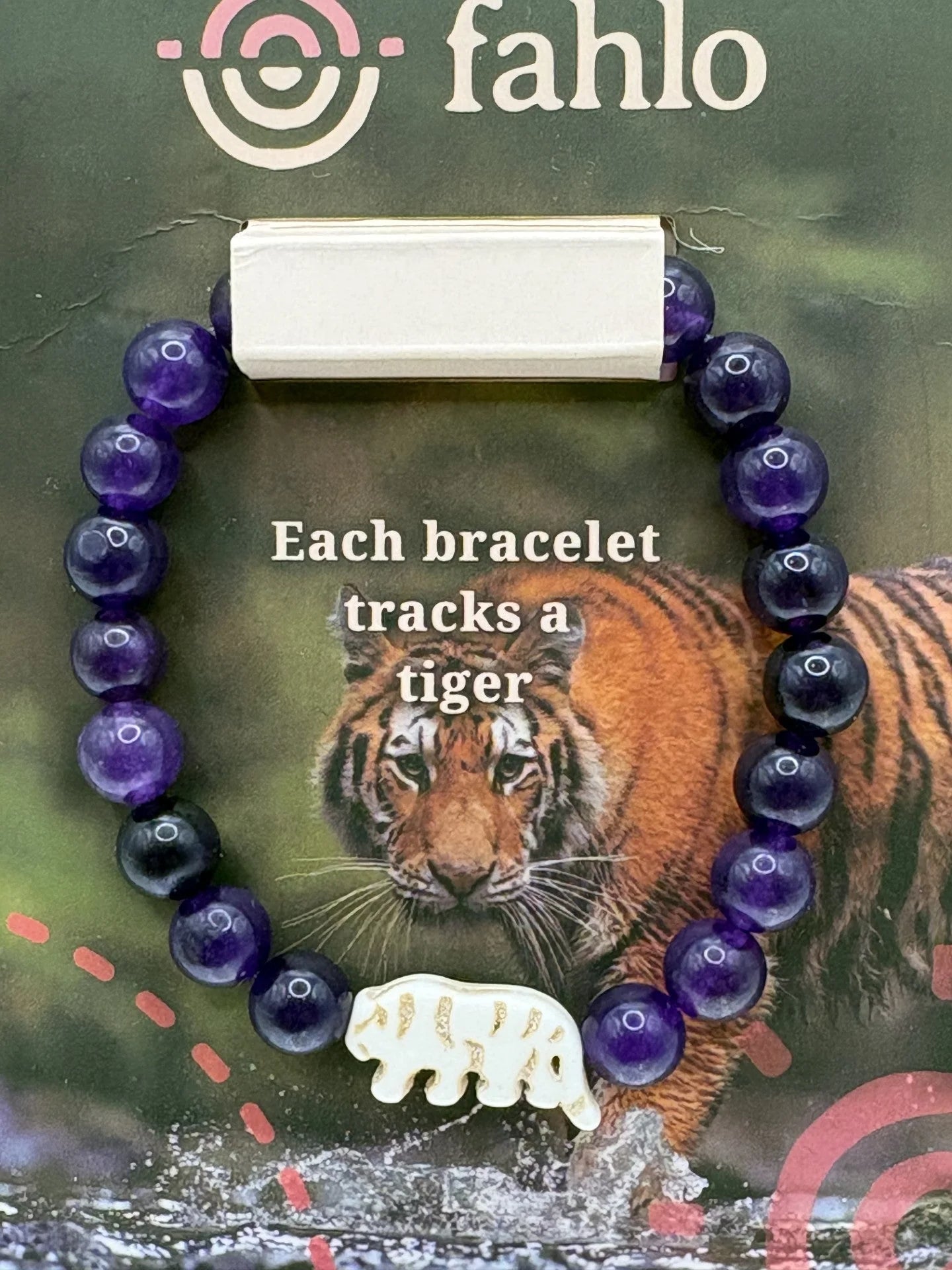 The Prowl Bracelet - Tiger, Royal Purple