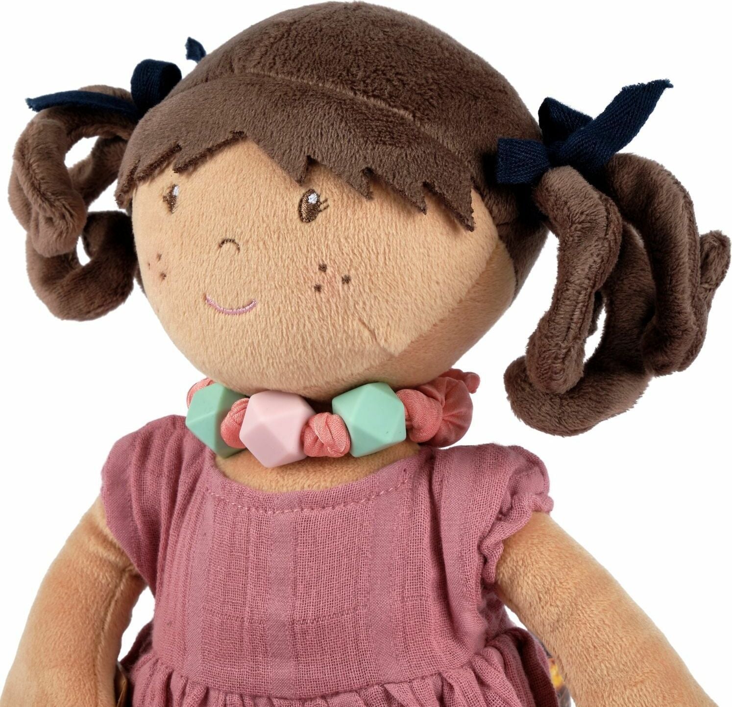 Mandy with Friendship Bracelet in Muslin Dress