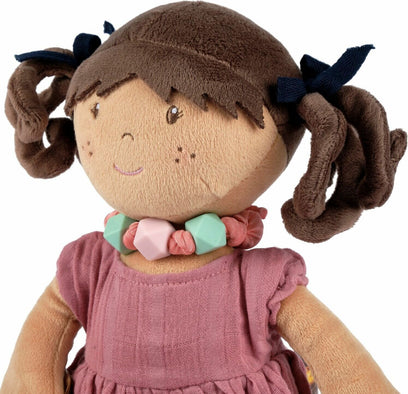 Mandy with Friendship Bracelet in Muslin Dress