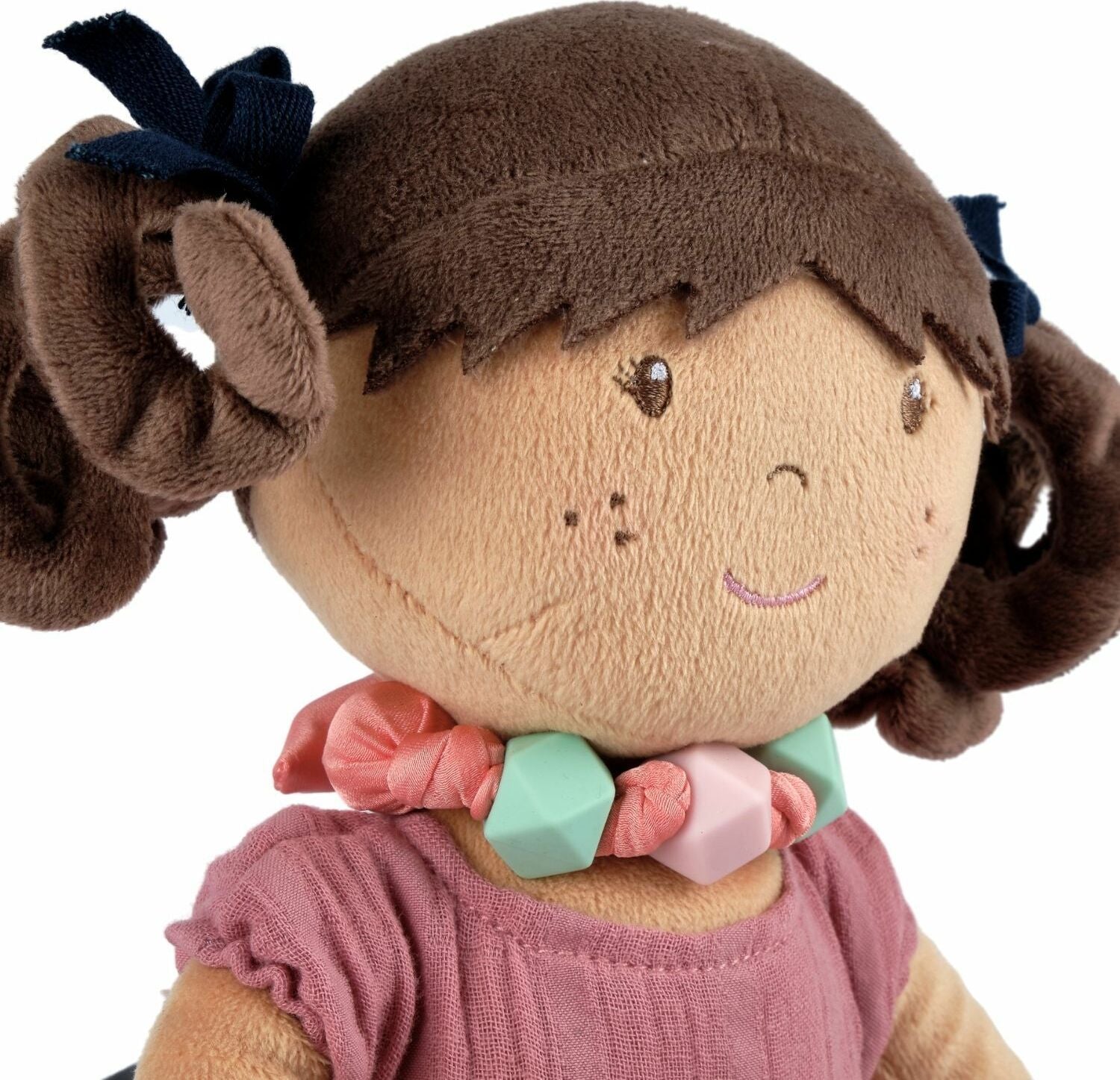 Mandy with Friendship Bracelet in Muslin Dress