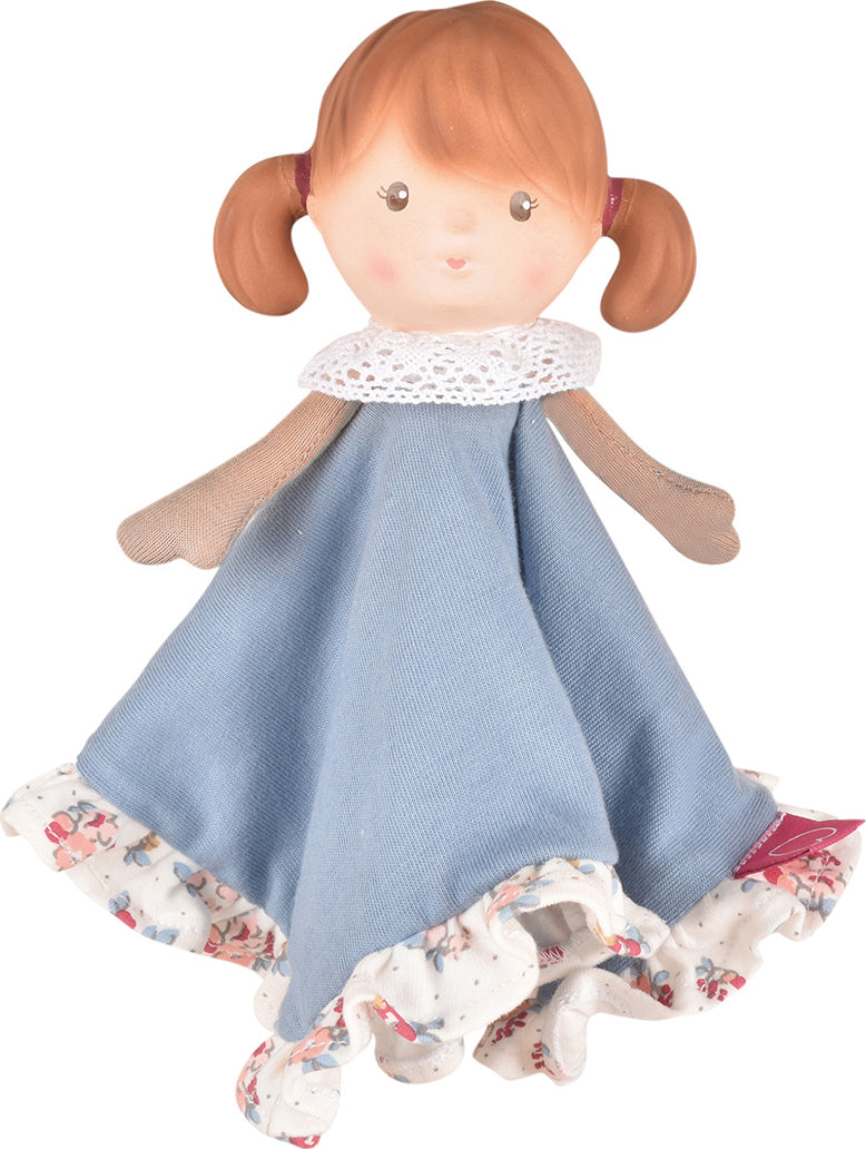 Teeny Doll Comforter with Natural Rubber Head 