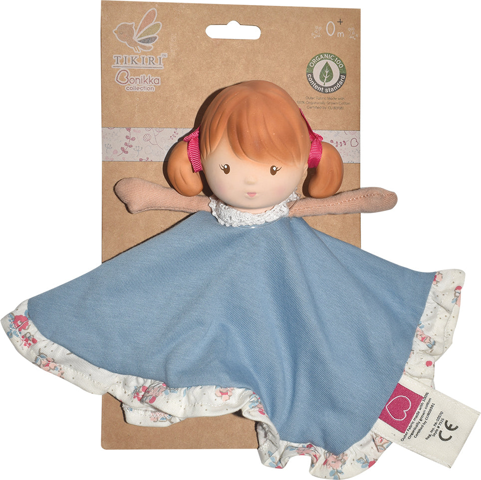Teeny Doll Comforter with Natural Rubber Head 