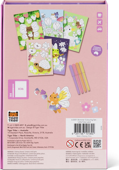 Shimmer Coloring Set - Little Fairy Friends