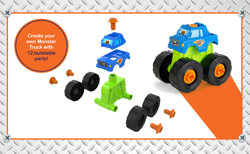 Build A Buddy Monster Truck With Wrench