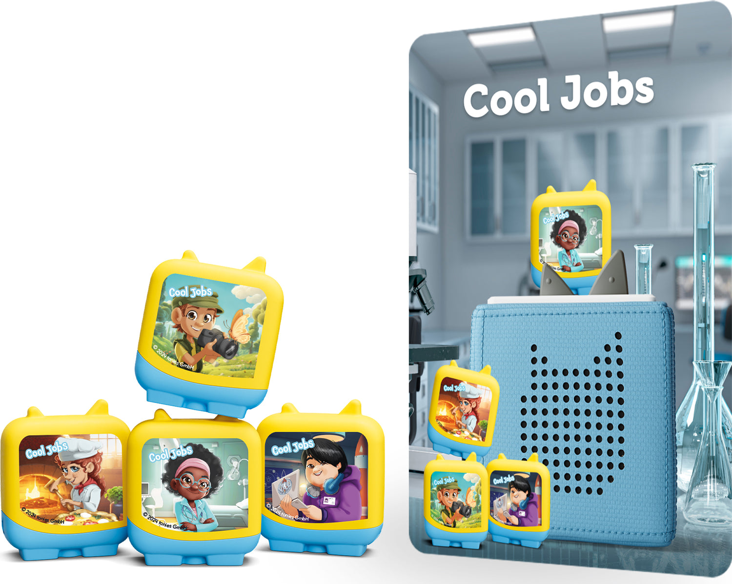 Clever Tonies Set: Cool Jobs