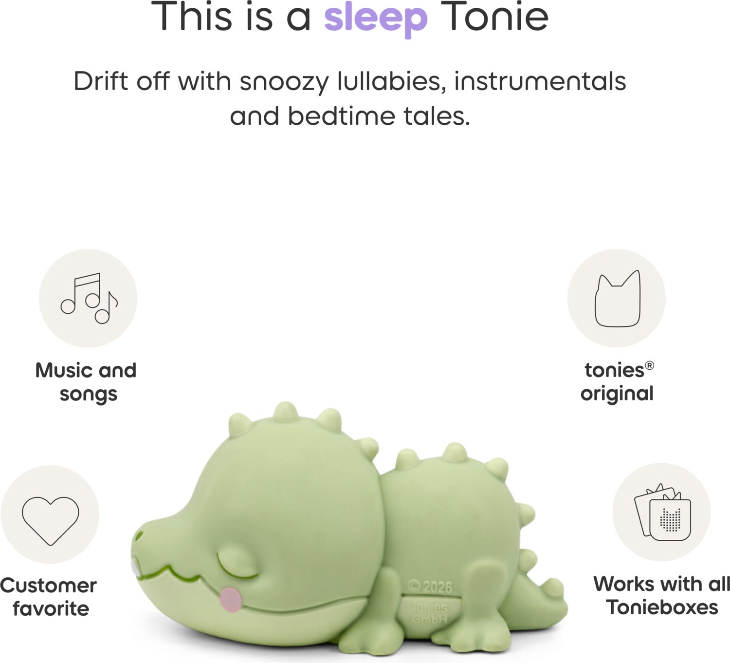 Sleepy Crocodile: Bedtime Story From The Sleepy Jungle Tonie