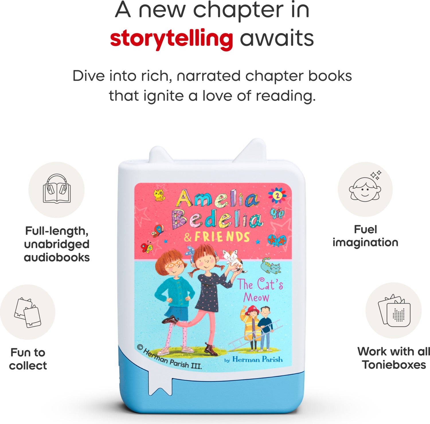 Amelia Bedelia & Friends Audiobook Tonies - 4 Pack