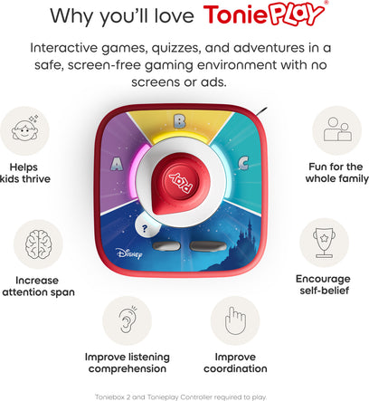 Disney Quiz Kingdom Tonieplay Controller + Game Set