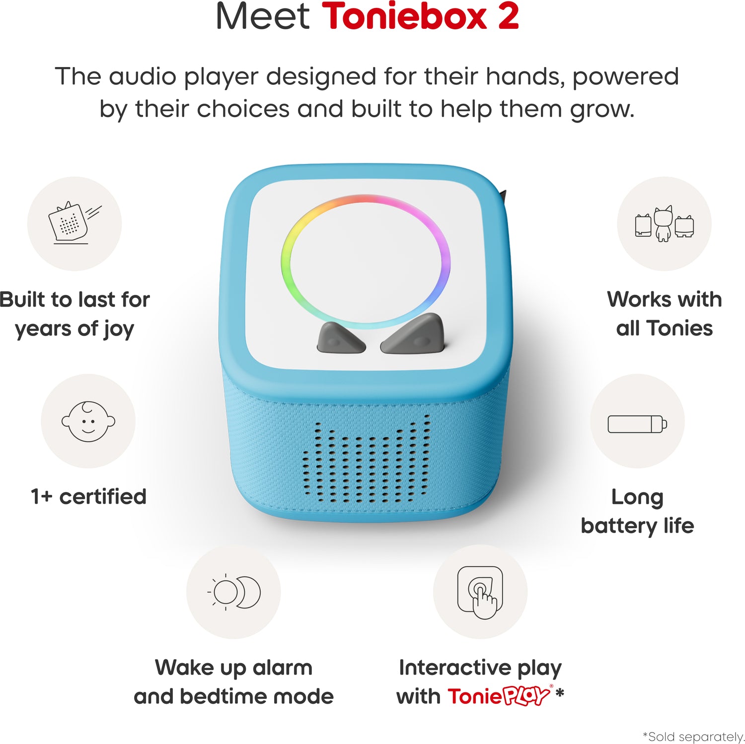 Ms. Rachel Toniebox 2 Starter Set - Sky Blue