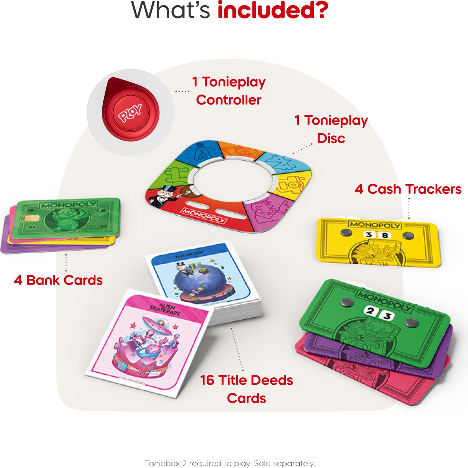 Tonieplay Monopoly Real Estate Rush Game