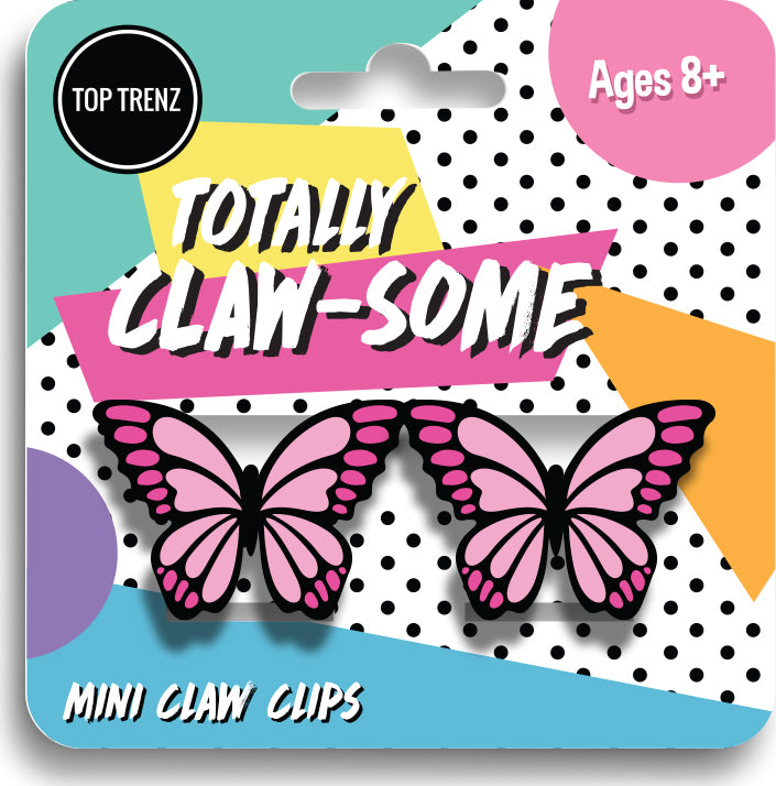 Mini Butterfly Claw Clips