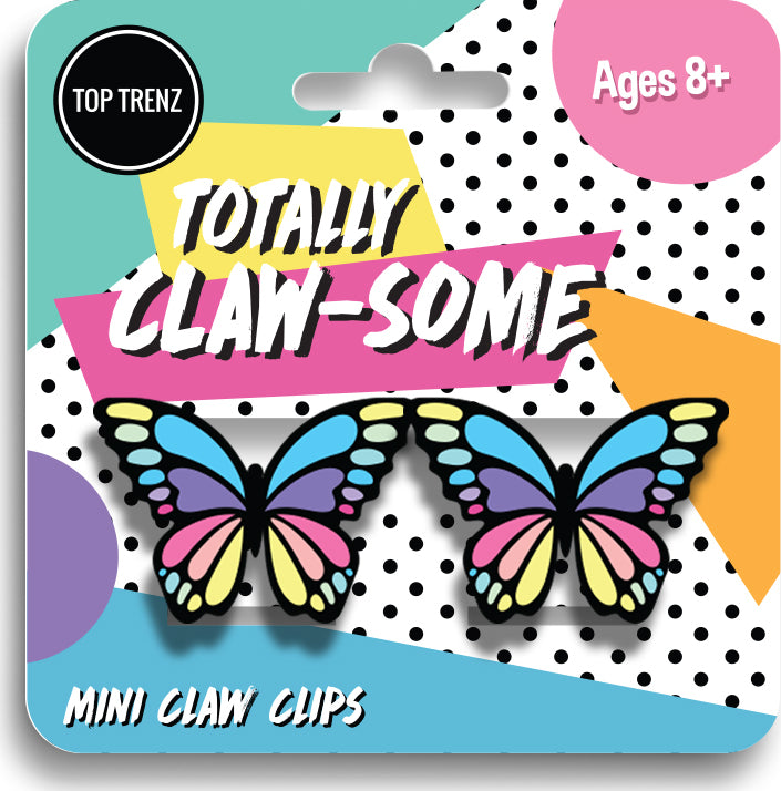 Mini Butterfly Claw Clips