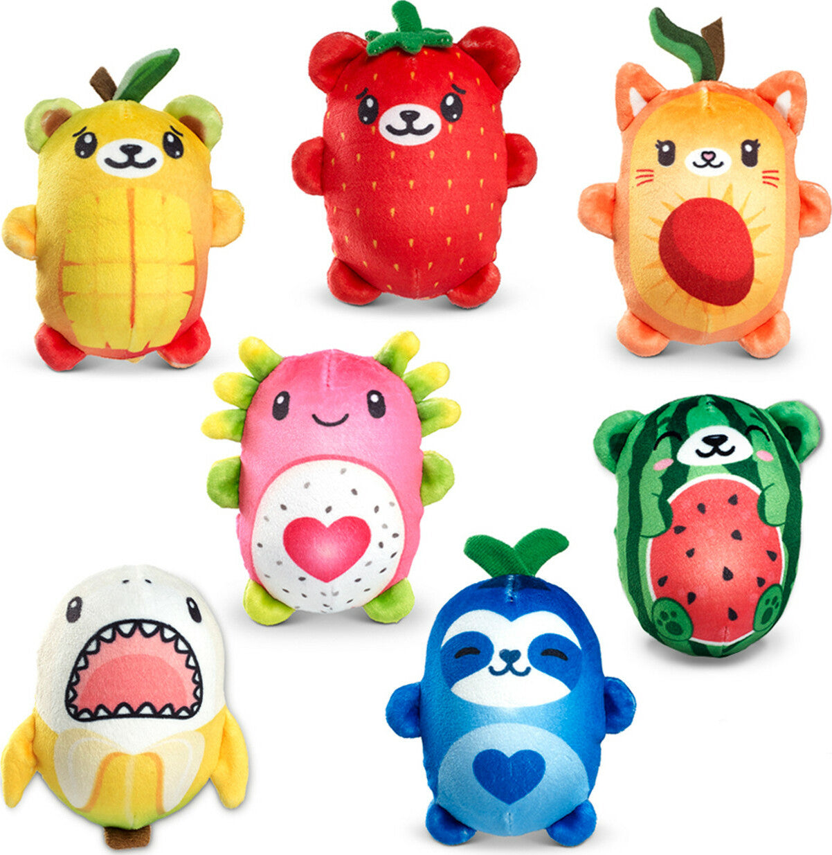 Bubble Stuffed Squishy Friends - Fruit Mashup Edition