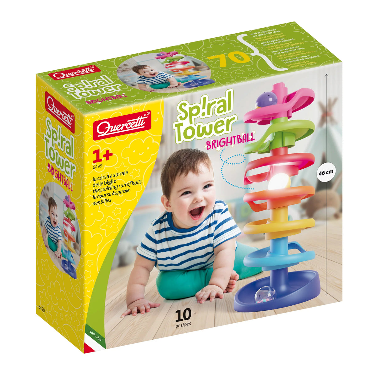 Quercetti Spiral Tower Brightball