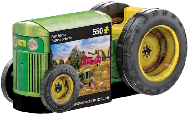 Tractor Puzzle in Tin, 550 pc
